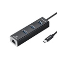 Honeywell Type C to USB 3.0 with Gigabit Ethernet Adapter (HC000006/ADP/BLK)